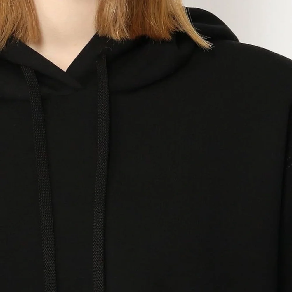 James Perse Black Cropped YOSEMITE Hoodie ~ Women’s Size 4 (fits like an XL) - Picture 8 of 14
